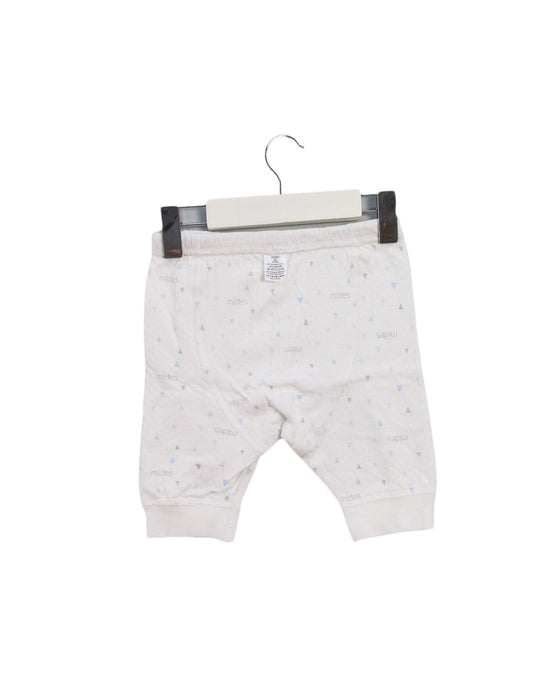 A White Leggings from Mides in size 0-3M for boy. (Back View)