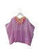 A Purple Short Sleeve Tops from Nellystella in size 2T for girl. (Front View)