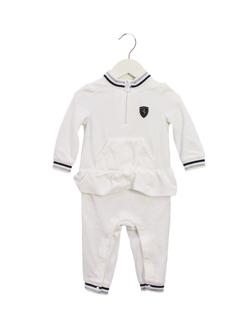 A White Long Sleeve Jumpsuits from Ferrari in size 3-6M for girl. (Front View)