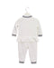 A White Long Sleeve Jumpsuits from Ferrari in size 3-6M for girl. (Back View)