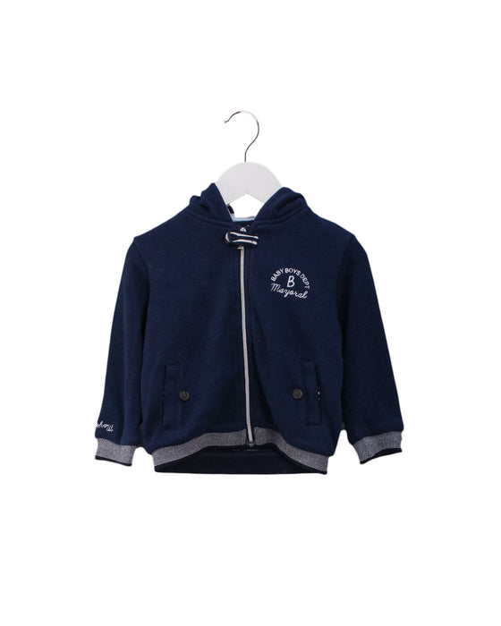 A Navy Lightweight Jackets from Mayoral in size 6-12M for boy. (Front View)