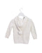 A White Cardigans from Seed in size 3-6M for girl. (Back View)