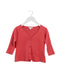 A Pink Cardigans from Purebaby in size 6-12M for girl. (Front View)