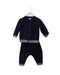A Navy Pants Sets from Seed in size 6-12M for boy. (Front View)
