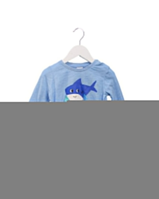 A Blue Long Sleeve Tops from Seed in size 6-12M for boy. (Front View)