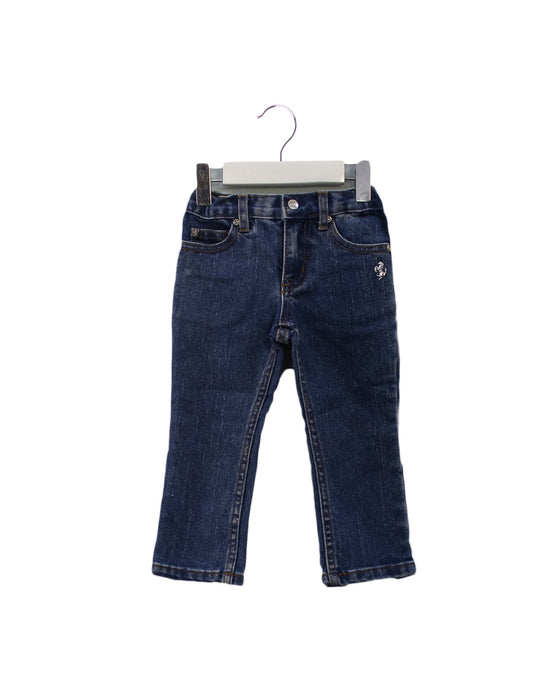 A Navy Jeans from Ferrari in size 6-12M for boy. (Front View)