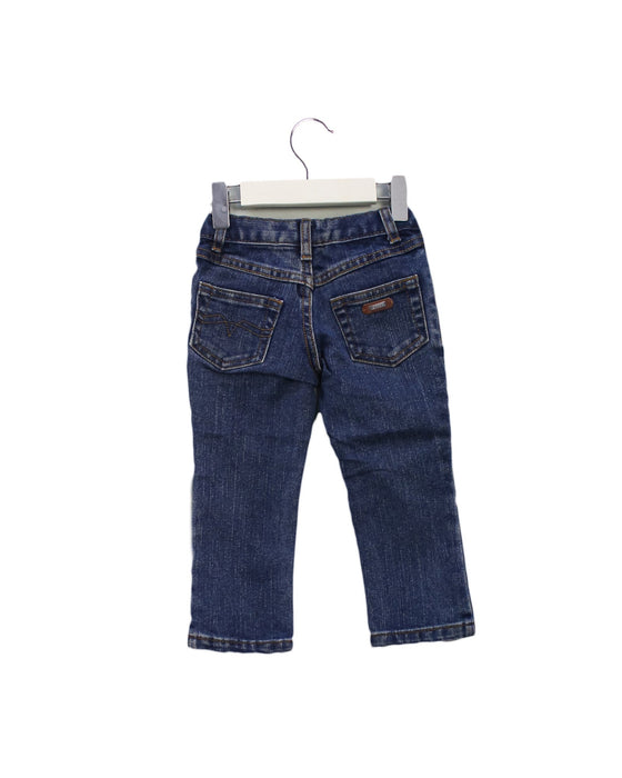 A Navy Jeans from Ferrari in size 6-12M for boy. (Back View)