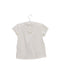 A Ivory Short Sleeve T Shirts from Emporio Armani in size 3T for girl. (Back View)