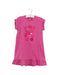 A Pink Short Sleeve Dresses from Emporio Armani in size 3T for girl. (Front View)