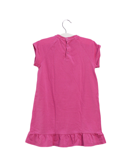 A Pink Short Sleeve Dresses from Emporio Armani in size 3T for girl. (Back View)