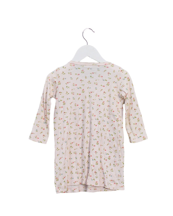 A Pink Nightgowns from Petit Bateau in size 2T for girl. (Back View)
