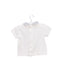 A White Short Sleeve Tops from Chickeeduck in size 6-12M for boy. (Back View)