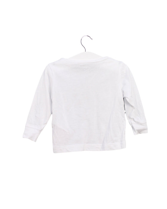 A White Long Sleeve Tops from Levi's in size 0-3M for girl. (Back View)