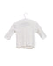 A White Long Sleeve Tops from Mides in size 0-3M for boy. (Back View)