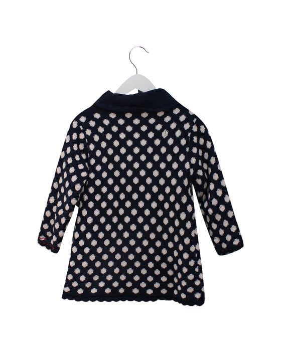 A Navy Coats from Catimini in size 3T for girl. (Back View)
