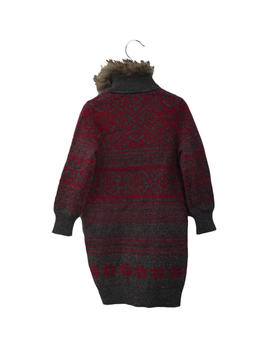 A Pink Coats from Loro Piana in size 4T for girl. (Back View)