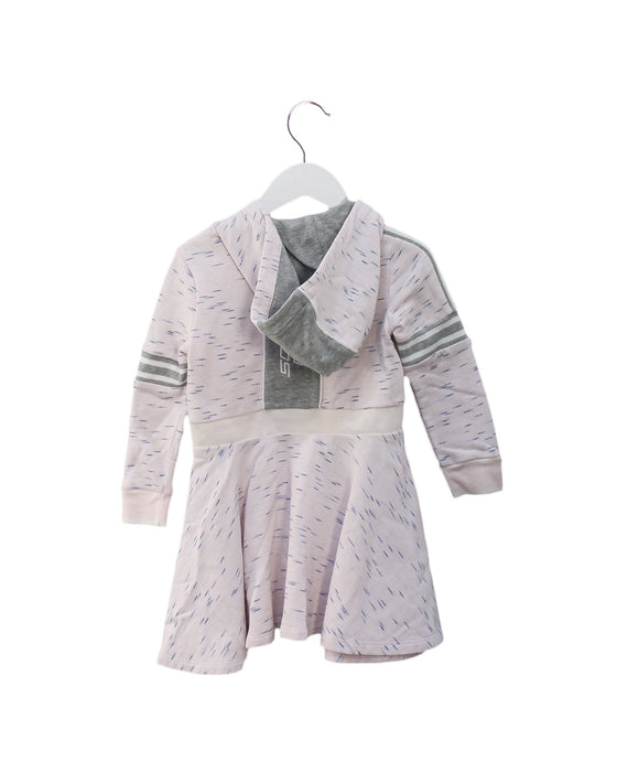 A Pink Sweater Dresses from Ferrari in size 3T for girl. (Back View)