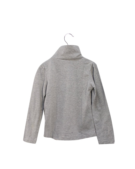 A Grey Long Sleeve Tops from Mayoral in size 6T for girl. (Back View)