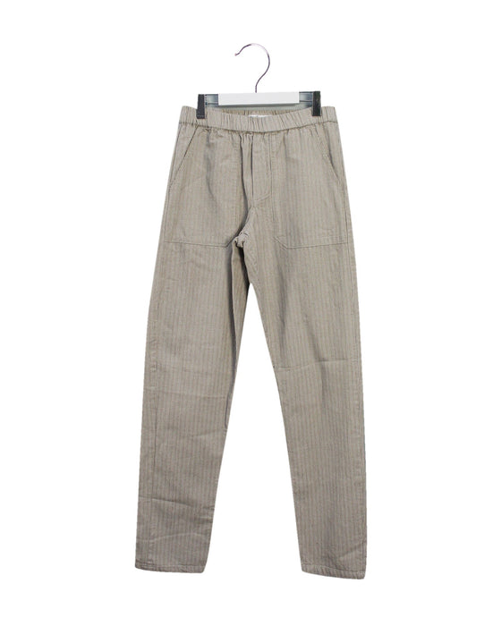 A Beige Casual Pants from Bonpoint in size 12Y for boy. (Front View)