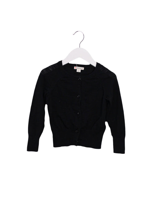A Black Cardigans from Crewcuts in size 3T for girl. (Front View)