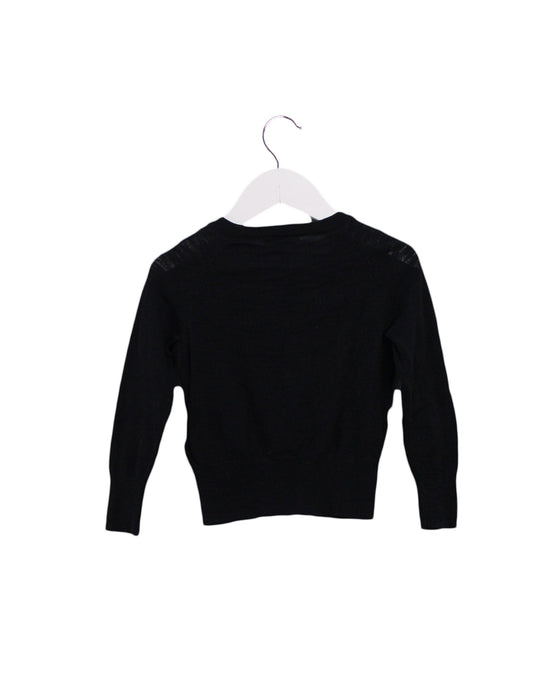 A Black Cardigans from Crewcuts in size 3T for girl. (Back View)