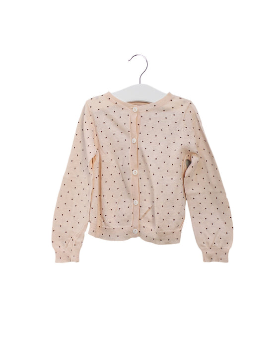 A Pink Cardigans from Bonpoint in size 3T for girl. (Front View)