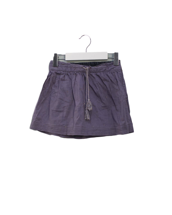 A Purple Short Skirts from Emile et Ida in size 4T for girl. (Front View)