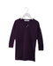 A Purple Sweater Dresses from Little Mercerie in size 4T for girl. (Front View)