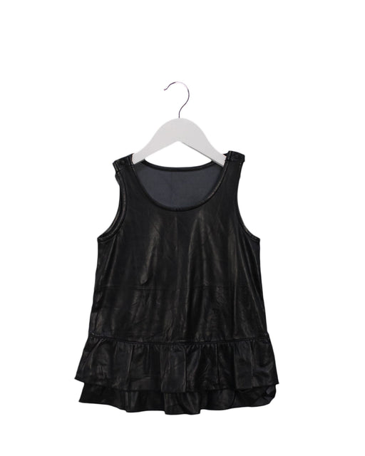 A Black Sleeveless Dresses from Comme Ca Fossette in size 2T for girl. (Front View)