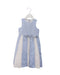 A Blue Sleeveless Dresses from Nicholas & Bears in size 4T for girl. (Front View)