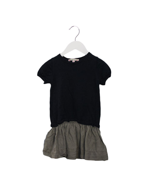 A Navy Sweater Dresses from Bonpoint in size 4T for girl. (Front View)