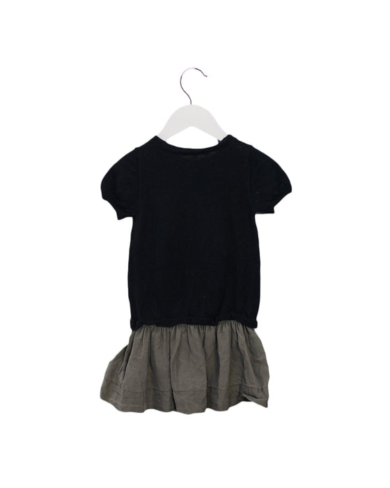 A Navy Sweater Dresses from Bonpoint in size 4T for girl. (Back View)