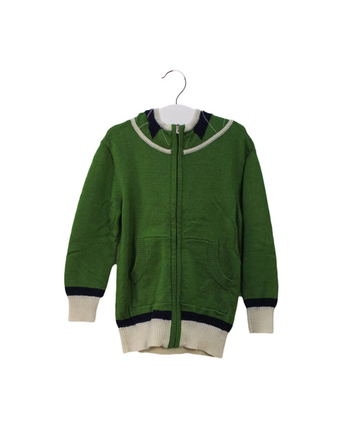A Green Cardigans from Nicholas & Bears in size 2T for girl. (Front View)
