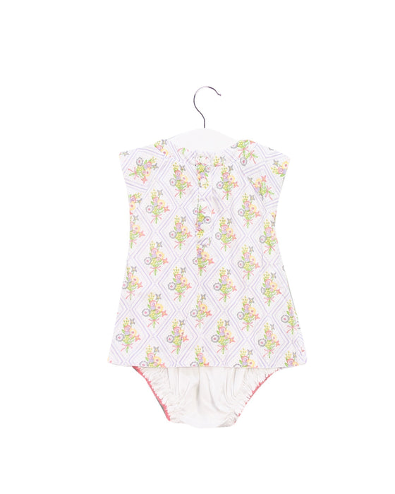 A Multicolour Sleeveless Bodysuits from CIGOGNE Bébé in size 3-6M for girl. (Back View)