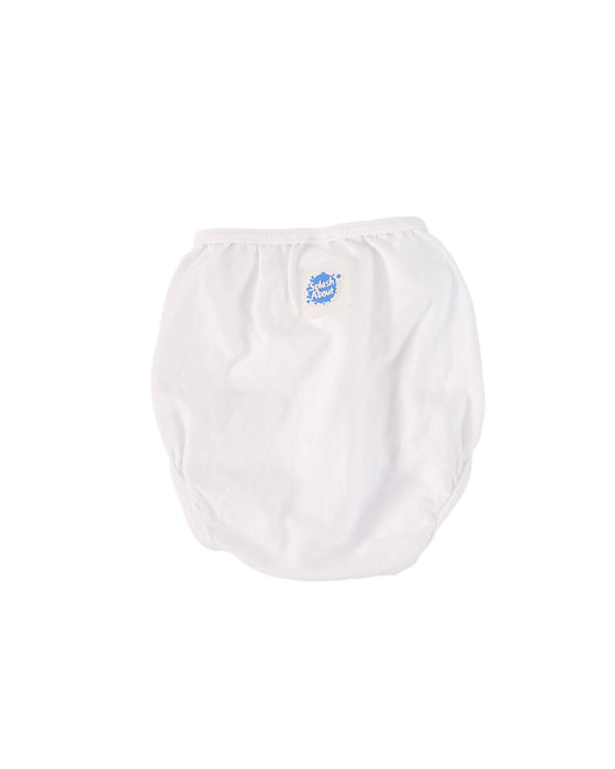 A White Cloth Diapers from Splash About in size XL for neutral. (Front View)