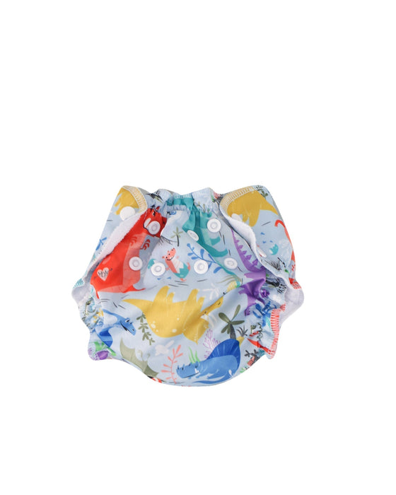 A Blue Cloth Diapers from Apple Cheeks in size 6-12M for boy. (Front View)