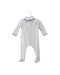 A White Long Sleeve Jumpsuits from Laranjinha in size 3-6M for girl. (Front View)