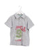 A Grey Short Sleeve Polos from La Compagnie des Petits in size 8Y for boy. (Front View)