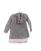 A Grey Sweater Dresses from Deux par Deux in size 12-18M for girl. (Back View)