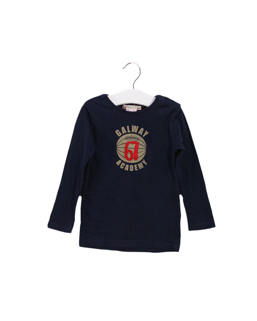 A Navy Long Sleeve Tops from Bonpoint in size 2T for boy. (Front View)