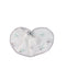 A White Bibs from Aden & Anais in size O/S for neutral. (Front View)