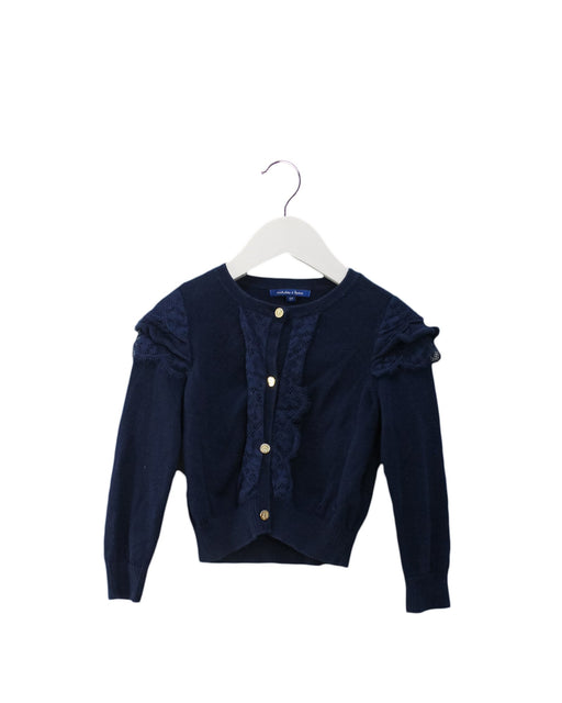 A Navy Cardigans from Nicholas & Bears in size 2T for girl. (Front View)