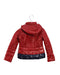 A Red Puffer/Quilted Jackets from Duvetica in size 3T for girl. (Back View)