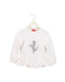 A White Crewneck Sweatshirts from Ferrari in size 4T for girl. (Front View)