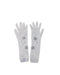 A Grey Gloves & Mittens from Dior in size 4T for girl. (Front View)