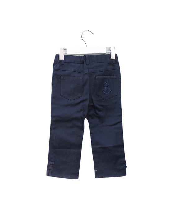 A Navy Casual Pants from Nicholas & Bears in size 2T for girl. (Back View)