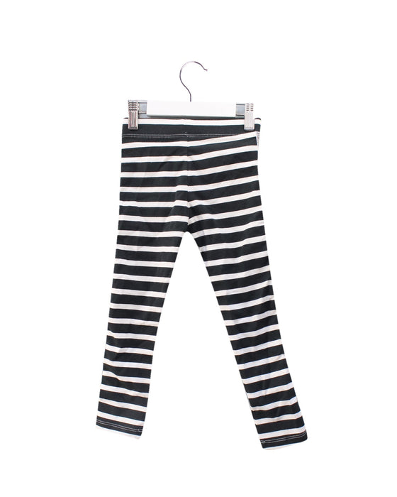 A Navy Leggings from Crewcuts in size 5T for girl. (Front View)