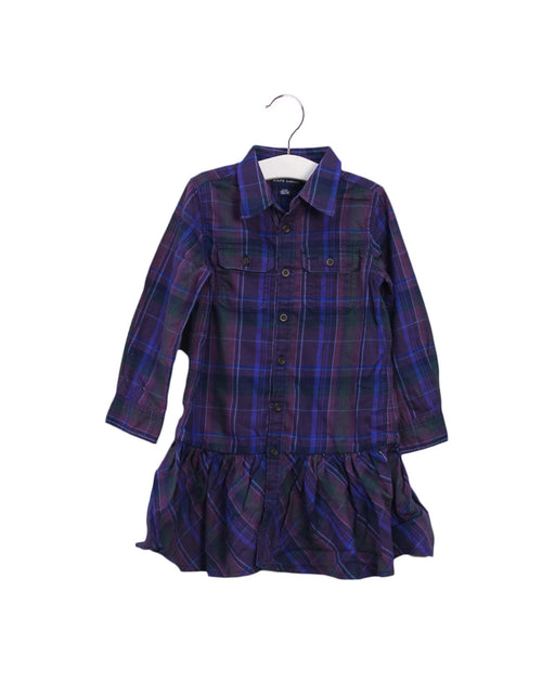 A Purple Long Sleeve Dresses from Ralph Lauren in size 3T for girl. (Front View)