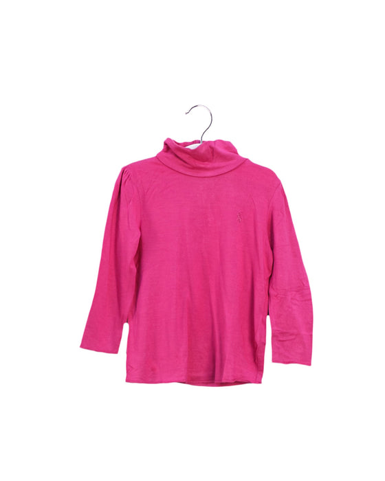 A Pink Long Sleeve Tops from Ralph Lauren in size 18-24M for girl. (Front View)