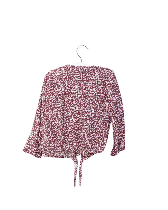 A Burgundy Shirts from 7 For All Mankind in size 12-18M for girl. (Back View)